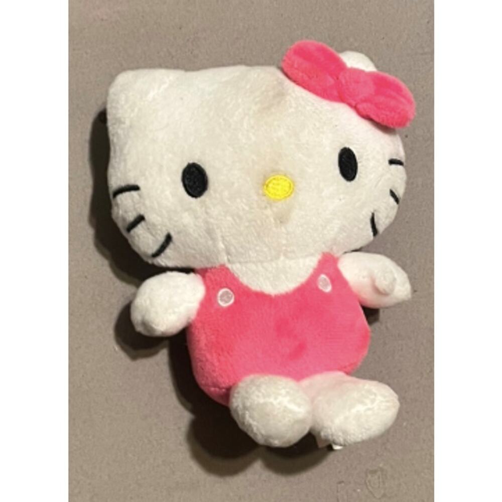 Sanrio Hello Kitty Galerie Plush Pink Dress Bow Small 6-7" Stuffed Animal